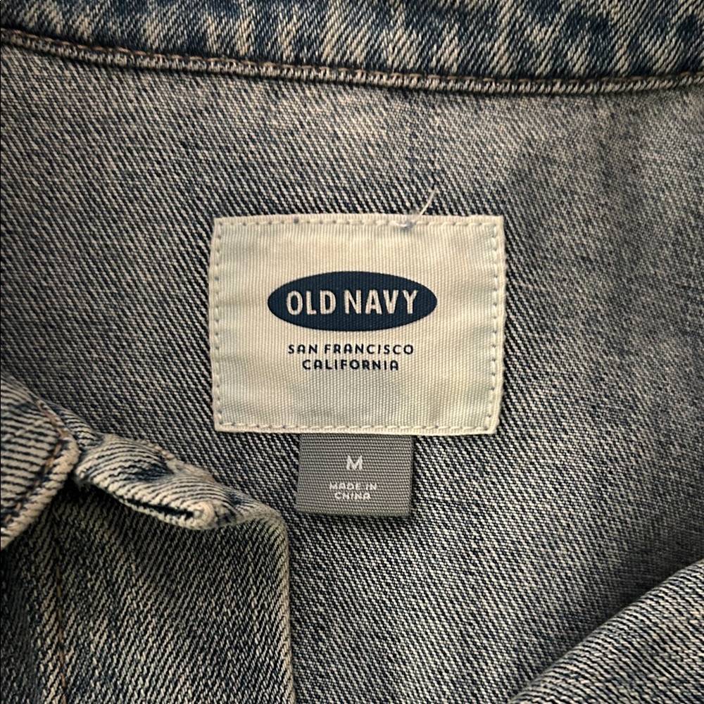 Old Navy Light Blue Denim Jacket - Picture 2 of 7